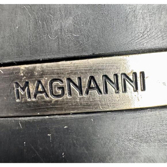 Magnanni for Neiman Marcus Leather Penny Loafers Black Men's Size 12 - 12495 - Picture 11 of 11